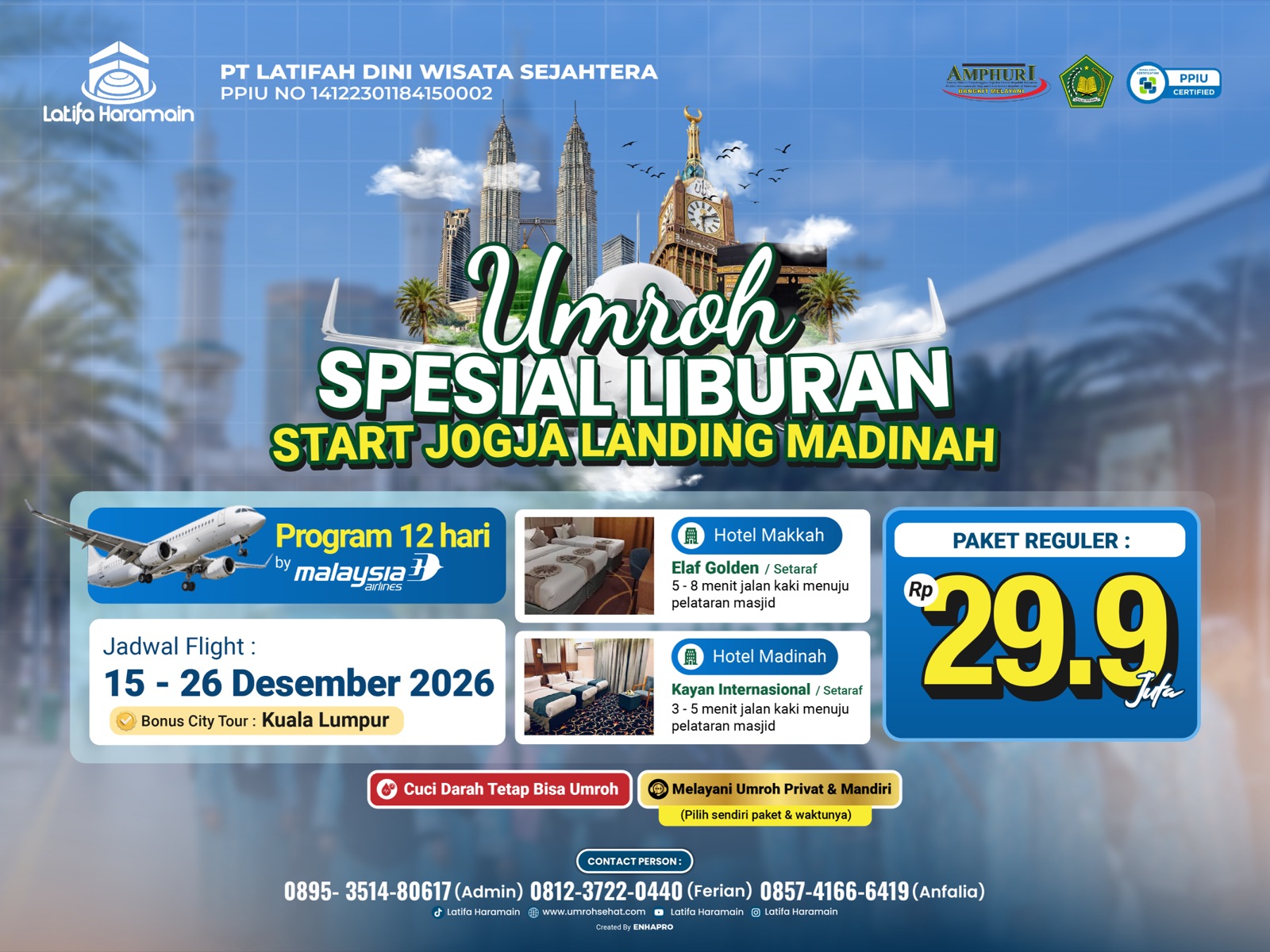 Umroh Spesial Liburan Desember 2026 — Start Jogja